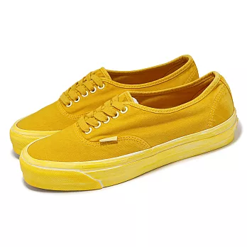 Vans 休閒鞋 Authentic Reissue 44 男鞋 黃 帆布 水洗 華夫格 板鞋 VN000CQA85W