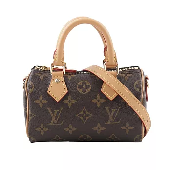 LV Monogram Nano Speedy 塗層帆布二用包