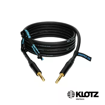 【KLOTZ】TITANIUM StarQuad 麥克風線 5米 黑 (6.3mm - 6.3mm) Neutrik® 公司貨