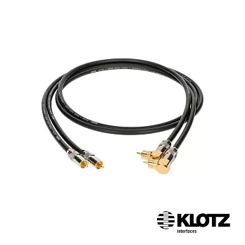 【KLOTZ】ALPA RCA 線材 0.6米 (直頭 - L頭) 公司貨