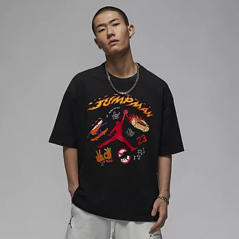 NIKE AS M J  SS OS CREW NECK GCEL 男短袖上衣-黑-HJ3965010 XS 黑色