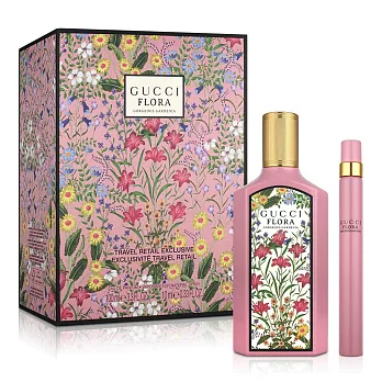 Gucci 幻夢梔子花女性淡香精禮盒(淡香精100ml+隨行香氛10ml)