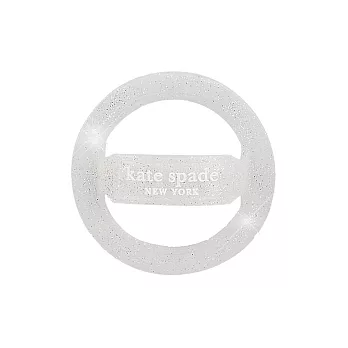 【kate spade】MagSafe 手機彈性指環 閃亮銀