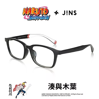 JINS火影忍者疾風傳系列眼鏡-湊與木葉款式(MRF-24S-A137) 黑色