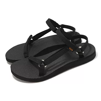 Teva 涼鞋 W Original Universal Slim 女鞋 黑 支撐 快乾 緩衝 全黑 涼拖鞋 1150110BLK