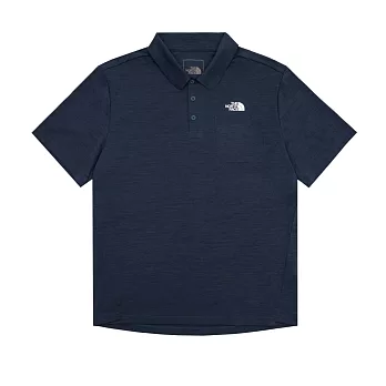 The North Face M PREMIUM BONDED  POLO男短袖POLO-藍-NF0A87W1HKW 2XL 藍色