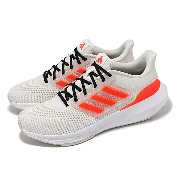 adidas 慢跑鞋 Ultrabounce 男鞋 白 橘 緩衝 輕量 透氣 運動鞋 愛迪達 IE0715