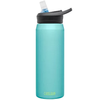 【美國 CamelBak】750ml eddy+不鏽鋼多水吸管保溫瓶(保冰)  - 清澈河流