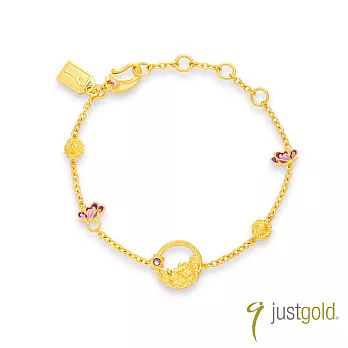 【Just Gold 鎮金店】頌愛 黃金手鍊