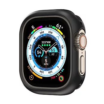 MAGEASY Skin Apple Watch 手錶保護殼 49 mm 午夜黑