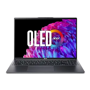 Acer Swift Go SFG16-72-710T 16吋3.2K OLED輕薄AI筆電(CU7-155H/16G/512G SSD可擴充/W11/2年保)