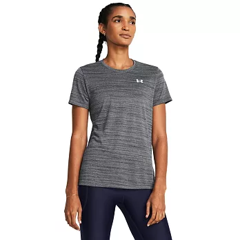 Under Armour 女 Tiger 短T-Shirt-灰-1384222-001 L 灰色