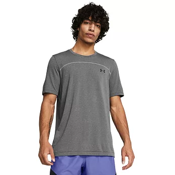 Under Armour 男 Vanish Elite Seamless WM 短T-Shirt-灰-1382799-025 L 灰色