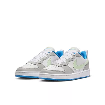 NIKE COURT BOROUGH LOW RECRAFT (GS) 中大童休閒鞋-白-DV5456005 US4 白色