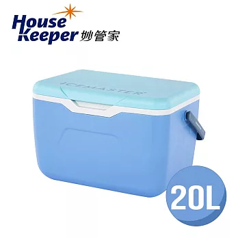 妙管家 ICEMASTER手提式保冰桶20L(附冰磚) _ 北歐藍