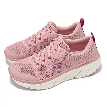 Skechers 休閒鞋 D Lux Walker2.0-Radiant Rose 女鞋 粉 白 厚底 緩衝 支撐 150095ROS