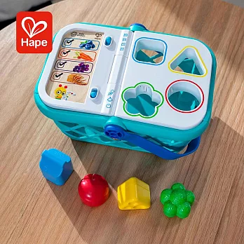 【德國Hape】Baby Einstein 形狀分類購物籃