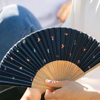 日本Wpc. 涼夏摺扇 附收納套– 衝浪好手W124-378