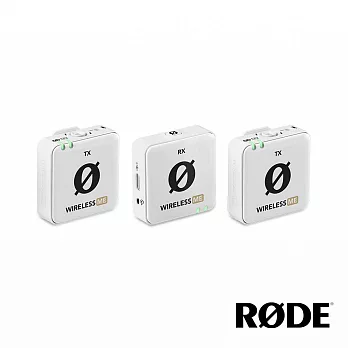 【RODE】Wireless Me Dual 一對二無線麥克風-白色 公司貨