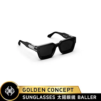 ★送原廠好禮★Golden Concept 太陽眼鏡 BALLER系列 黑色/銀色