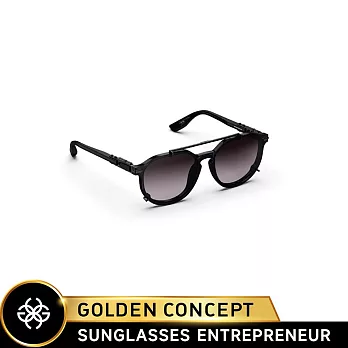 ★送原廠好禮★Golden Concept 太陽眼鏡 ENTREPRENEUR系列 黑/黑