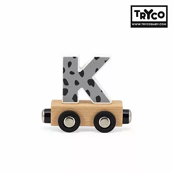 【Tryco】木製字母火車-單入- 字母K