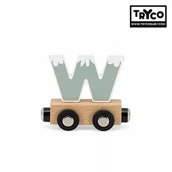 【Tryco】木製字母火車-單入- 字母W