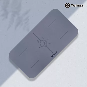 【Tumaz月熊健身】升級4.5mm PU天然橡膠 迷你跪墊/倒立墊  黛灰藍