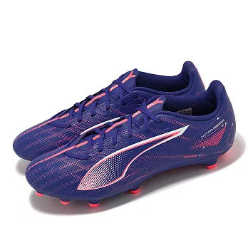 Puma 足球鞋 Ultra 5 Play FG/AG 男鞋 紫 橘 抓地 人工短草皮 運動鞋 10768901