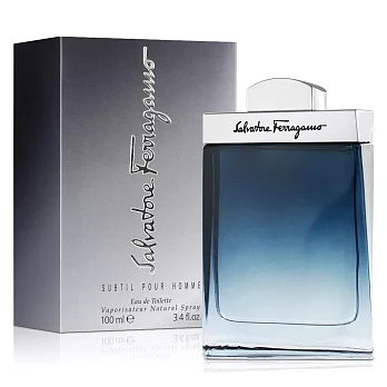 Salvatore Ferragamo 藍色經典男性淡香水(100ml)-專櫃公司貨