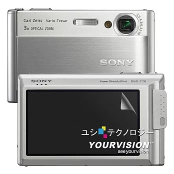 (買一送一) SONY DSC-T70 防刮(亮面)螢幕貼 保護膜 螢幕保護貼