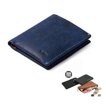 Bellroy Note Sleeve 系列真皮直式零錢短夾 - 海洋藍