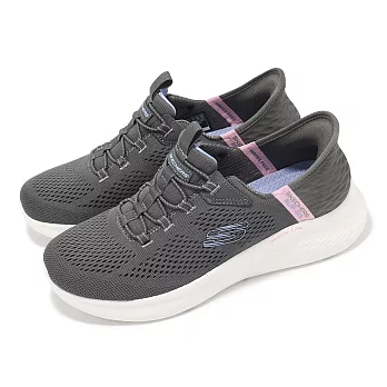 Skechers 休閒鞋 Skech-Lite Pro-True Story Slip-Ins 女鞋 灰 健走 懶人鞋 150017CCMT