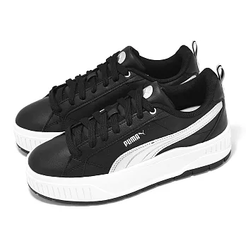 Puma 休閒鞋 Karmen II Metallic Dream 女鞋 黑 銀 厚底 增高 小白鞋 39889202