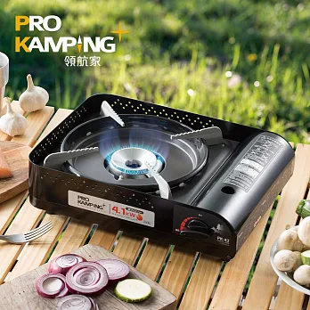 Pro Kamping 領航家 高功率瓦斯爐4.1kW 黑森爐 PK-42 附收納盒