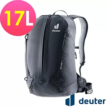 【deuter 德國】AC LITE 17L 網架直立式透氣背包3420124- 黑