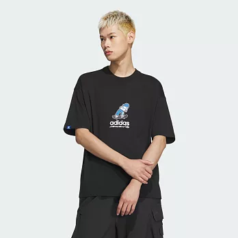 ADIDAS CS TEE SS M 男短袖上衣-黑-JC6827 2XL 黑色