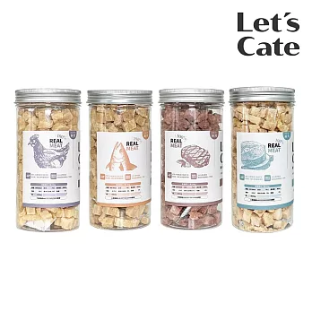 【Let’s Cate 】凱勒毛孩鮮肉凍乾《雞肉、鮪魚、牛肉、鬼頭刀》-80g(2入組) 主圖勿下單