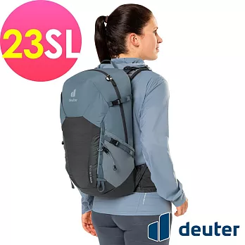 【deuter 德國】SPEED LITE 23SL 超輕量旅遊背包3410322- 深灰/黑