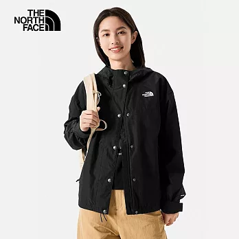 The North Face W DRYVENT BLOCKING JACKET - AP 女防水外套-黑-NF0A7QSIJK3 L 黑色