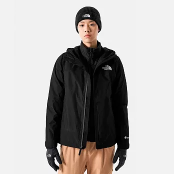 The North Face W MOUNTAIN LGT GTX TRIJCT - AP 女兩件式外套-黑-NF0A83RU4H0 L 黑色