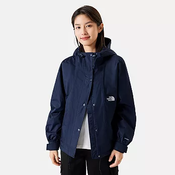 The North Face W MFO RAIN TOP JACKET - AP 女防水外套-藍-NF0A8BAB8K2 L 藍色