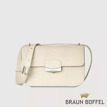 【BRAUN BUFFEL 德國小金牛】 台灣總代理 雅拉 大斜背包-麥穗米色/BF851-11-EGR