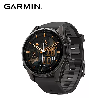 GARMIN Fenix 8 AMOLED 全方位戶外進階GPS智慧腕錶 43mm  石墨灰