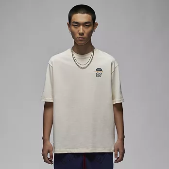 NIKE AS M J GREATNESS 1985 SS TEE G 男短袖上衣-米白-HM4901110 S 白色