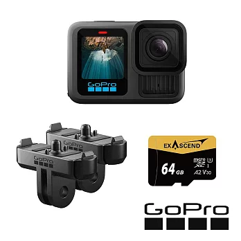 【GoPro】HERO 13 雙磁吸快接套組 公司貨