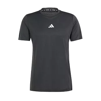 Adidas D4T HR Tee [IS3739] 男 短袖 上衣 運動 健身 訓練 慢跑 吸濕排汗 透氣 修身 黑