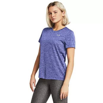 Under Armour 女 Tech Twist 短T-Shirt-1384230-561 L 紫色