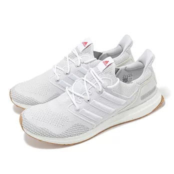 adidas 慢跑鞋 Ultraboost 1.0 LCFP 男鞋 白 銀 透氣 環保材質 運動鞋 愛迪達 IE8301