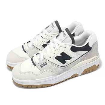 New Balance 休閒鞋 550 女鞋 海鹽 灰質 灰 黑 膠底 復古 NB BBW550TA-B